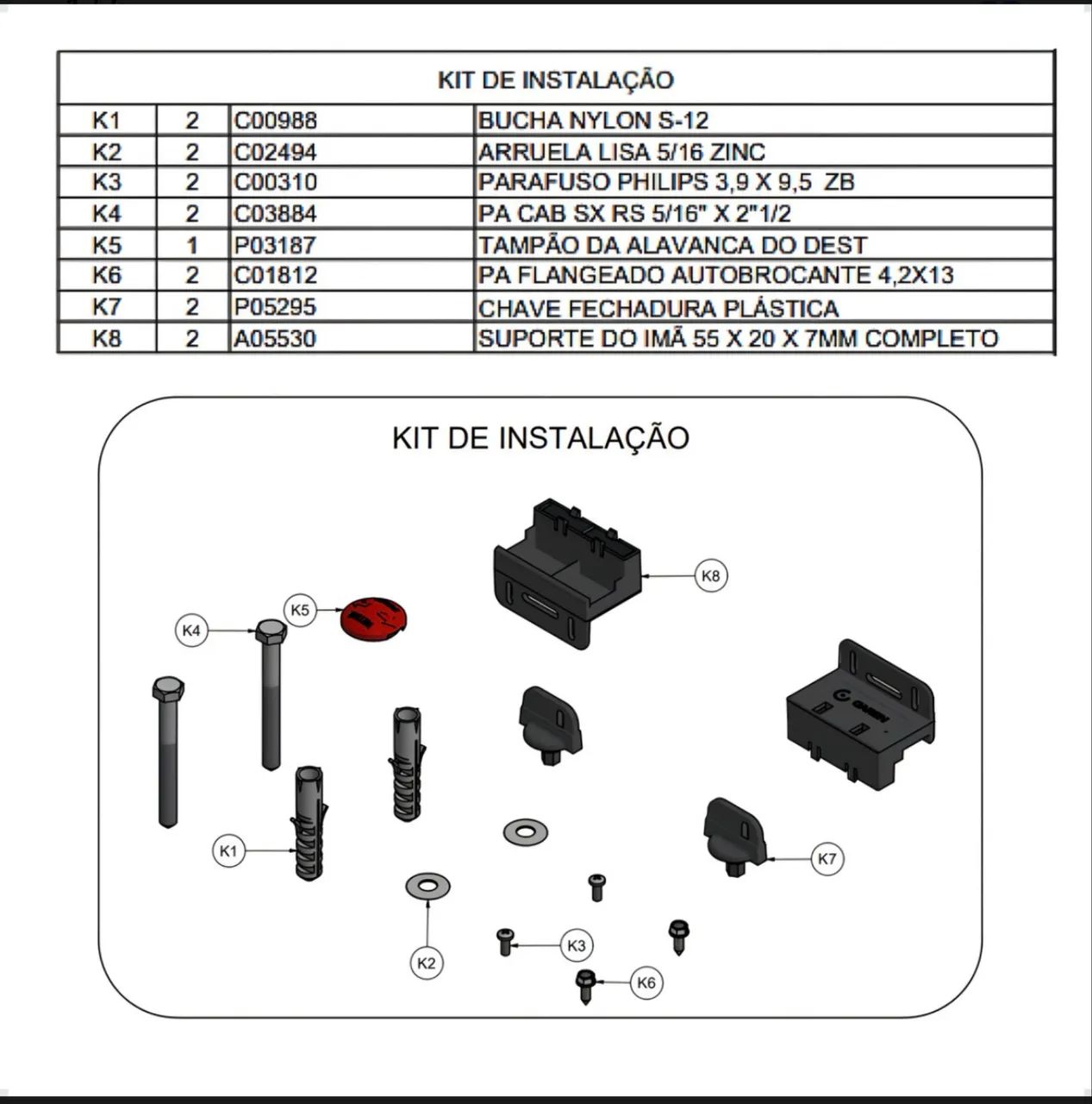 Motor De Portao Eletrico Garen 400kg Speed + 3m Cremalheira + 2 Controles - Foto 4