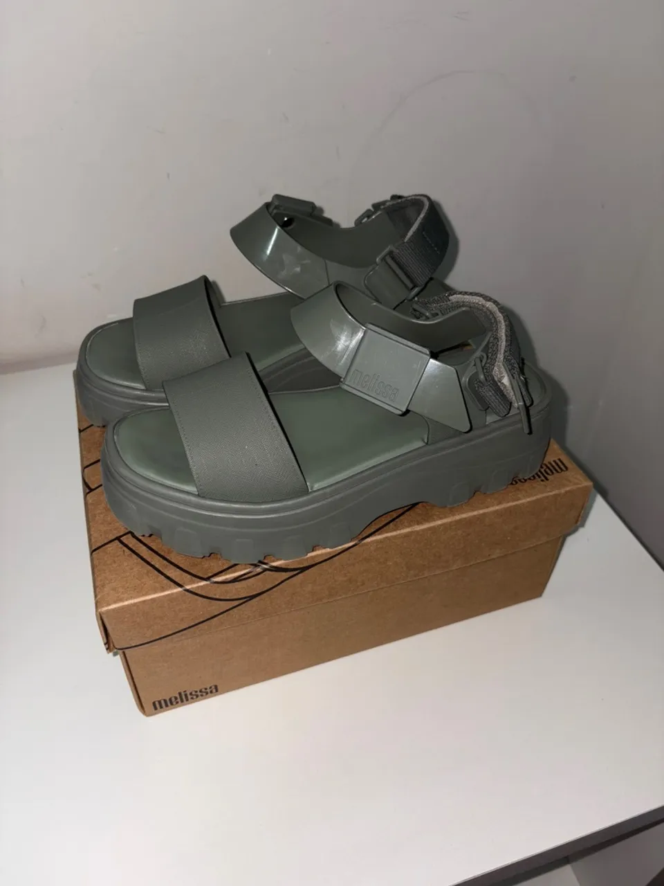 Sandália Melissa Verde Militar - Nova
