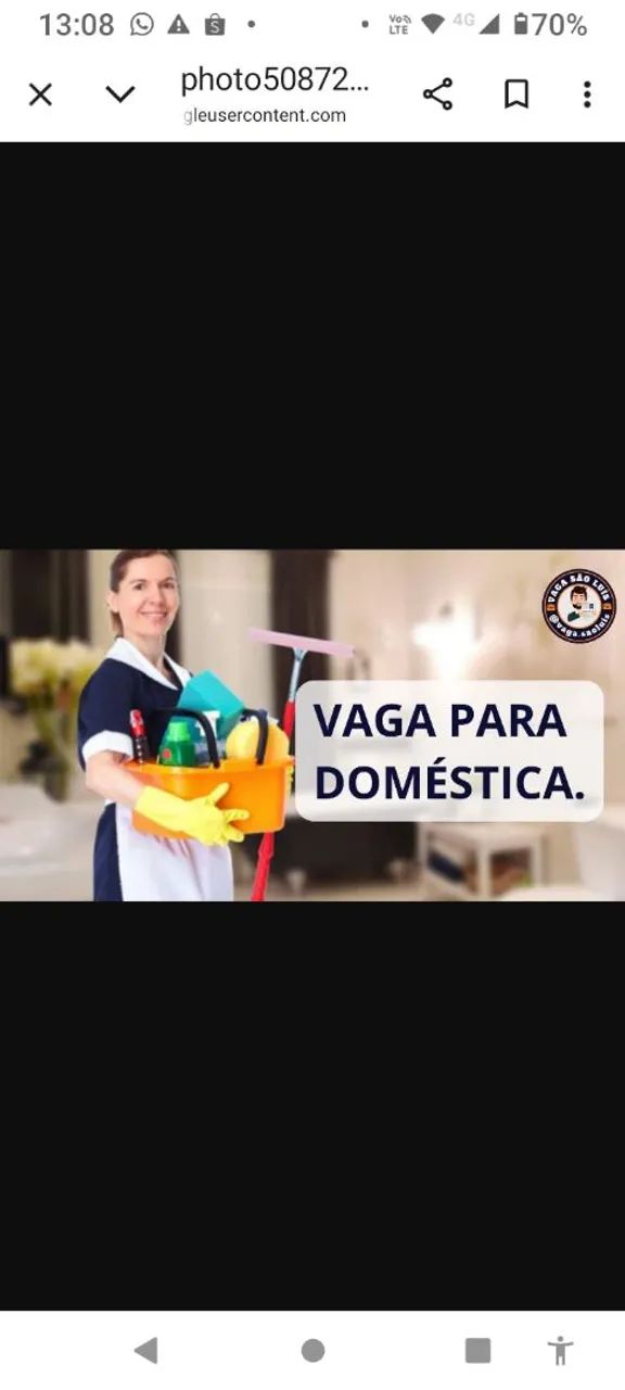  Empregada doméstica para trabalhar em Vicente Pires 