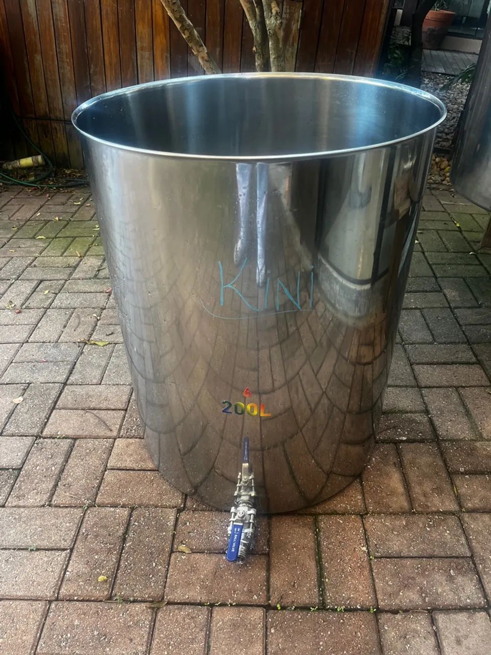 Panela 200 litros inox 304 fermentador  kombucha  - Foto 2