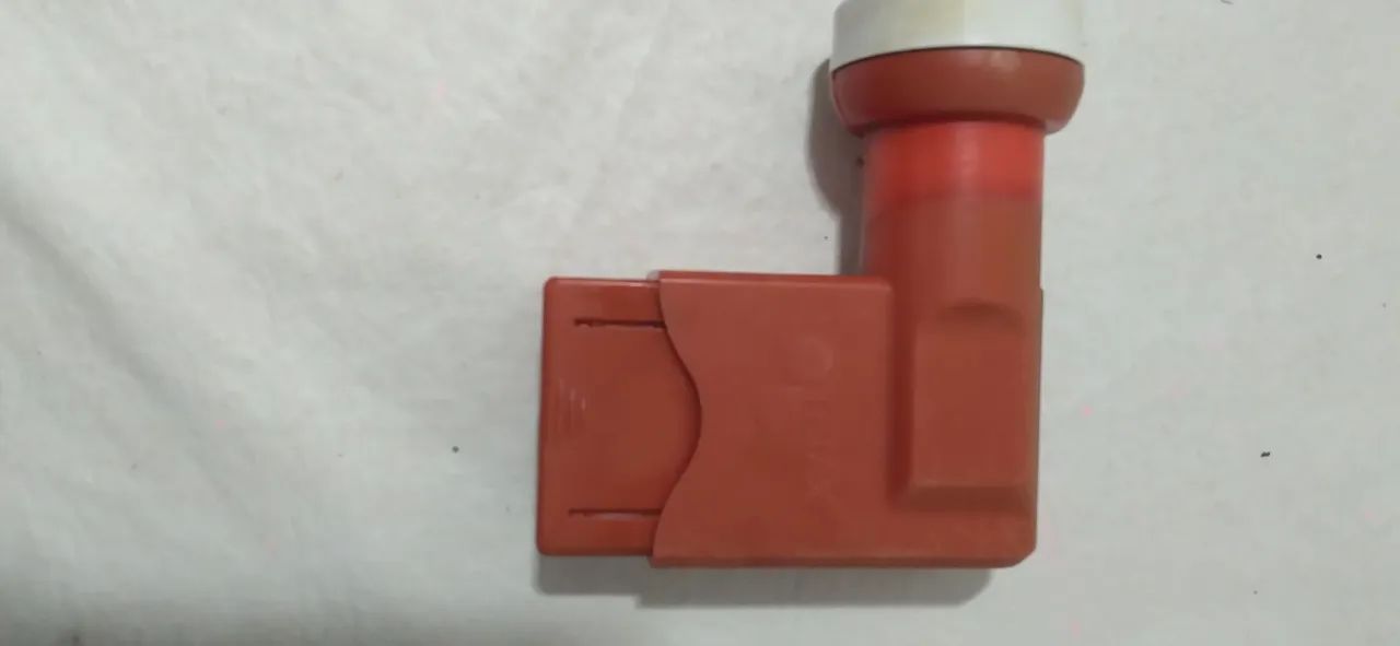 LNB Receptor de Satélite - Simples (Usado - vermelho) - Foto 3