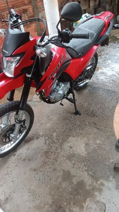 Moto Honda bros esdd - Vermelha - Ótimo estado