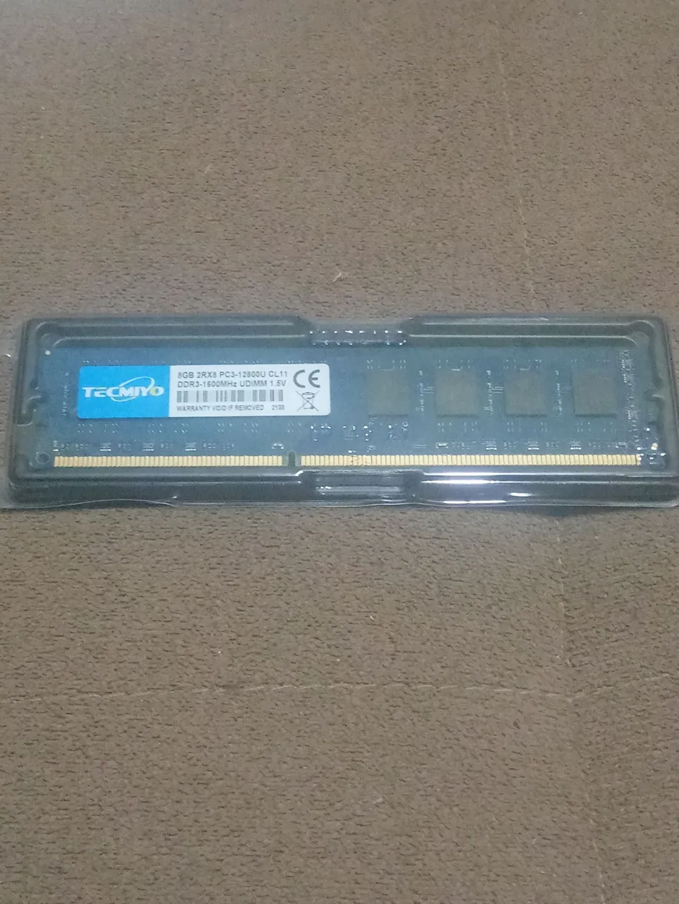 Memória RAM 8GB DDR3 Tecmiyo
