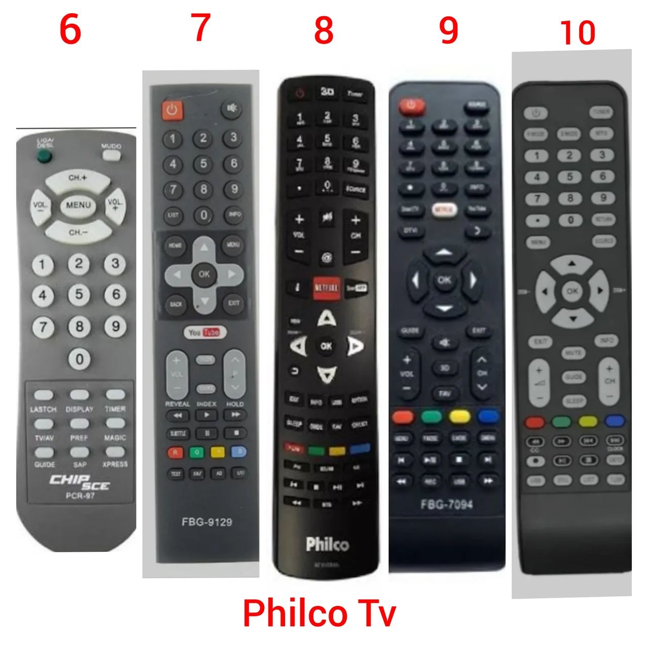 Controle tv philco varios modelos - Foto 2