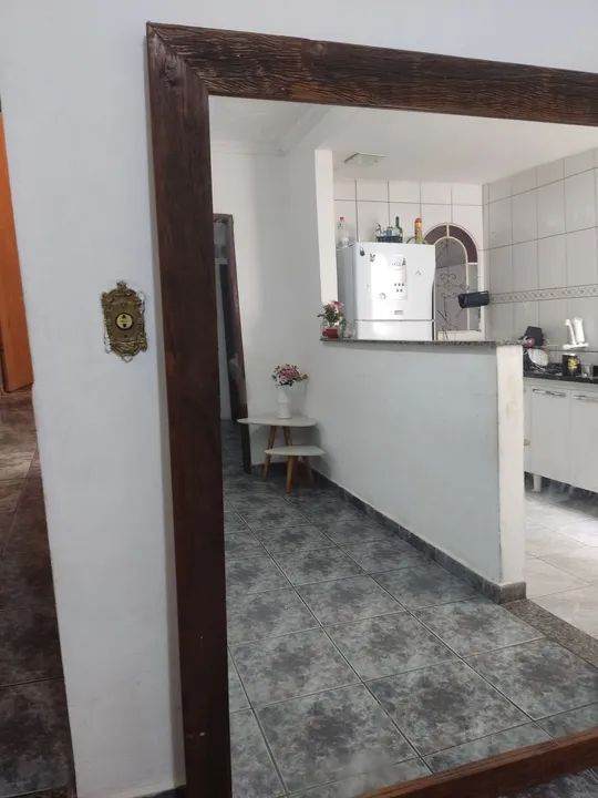 Espelho com moldura rústica de madeira de lei - Foto 2