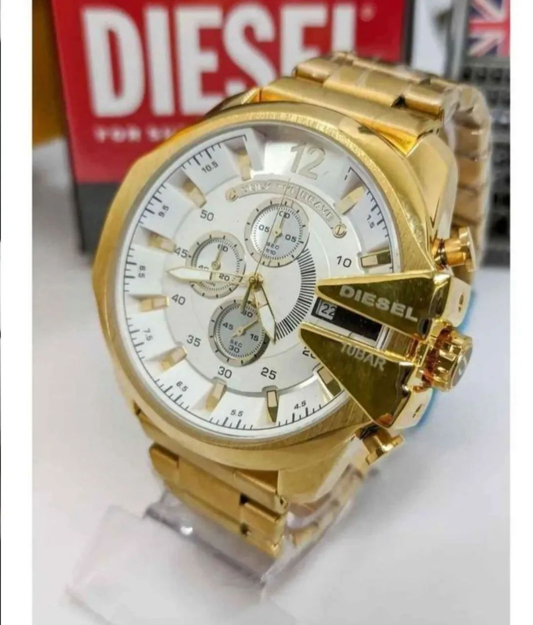 Diesel 10 bar Banhado a ouro 18k Todo funcional  - Foto 2