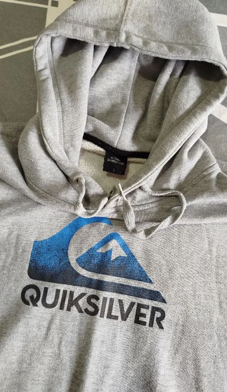 Moletom Quiksilver cinza - M - Foto 3