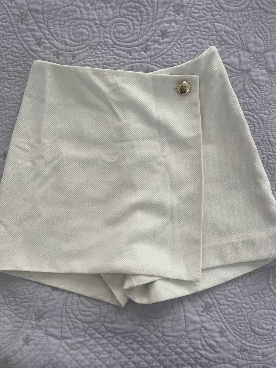 Short Saia Branco H&M Tam 34