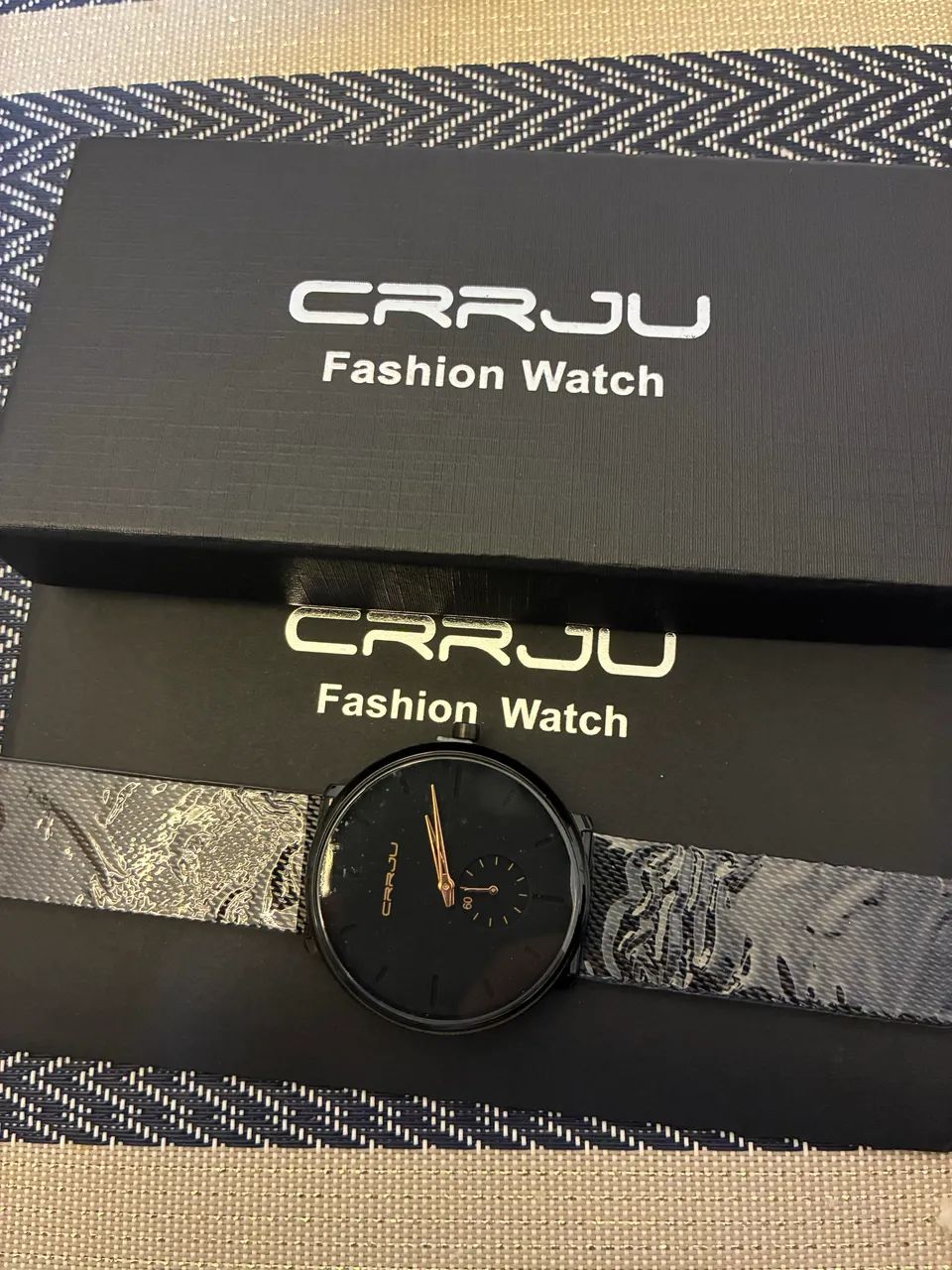 Relógio Crrju Ultra Slim Masculino  - Foto 2