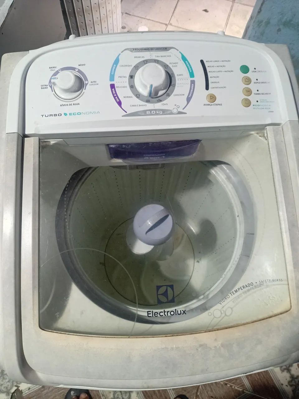 Máquina de lavar eletrolux 8kg