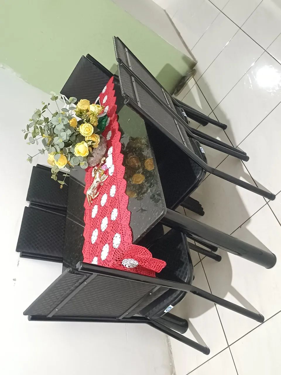 Mesa de jantar mármore  - Foto 5