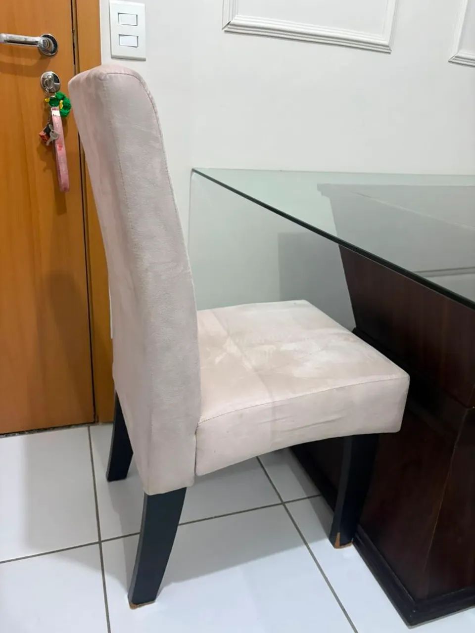 Mesa para o jantar acompanha 3 cadeiras - Foto 4