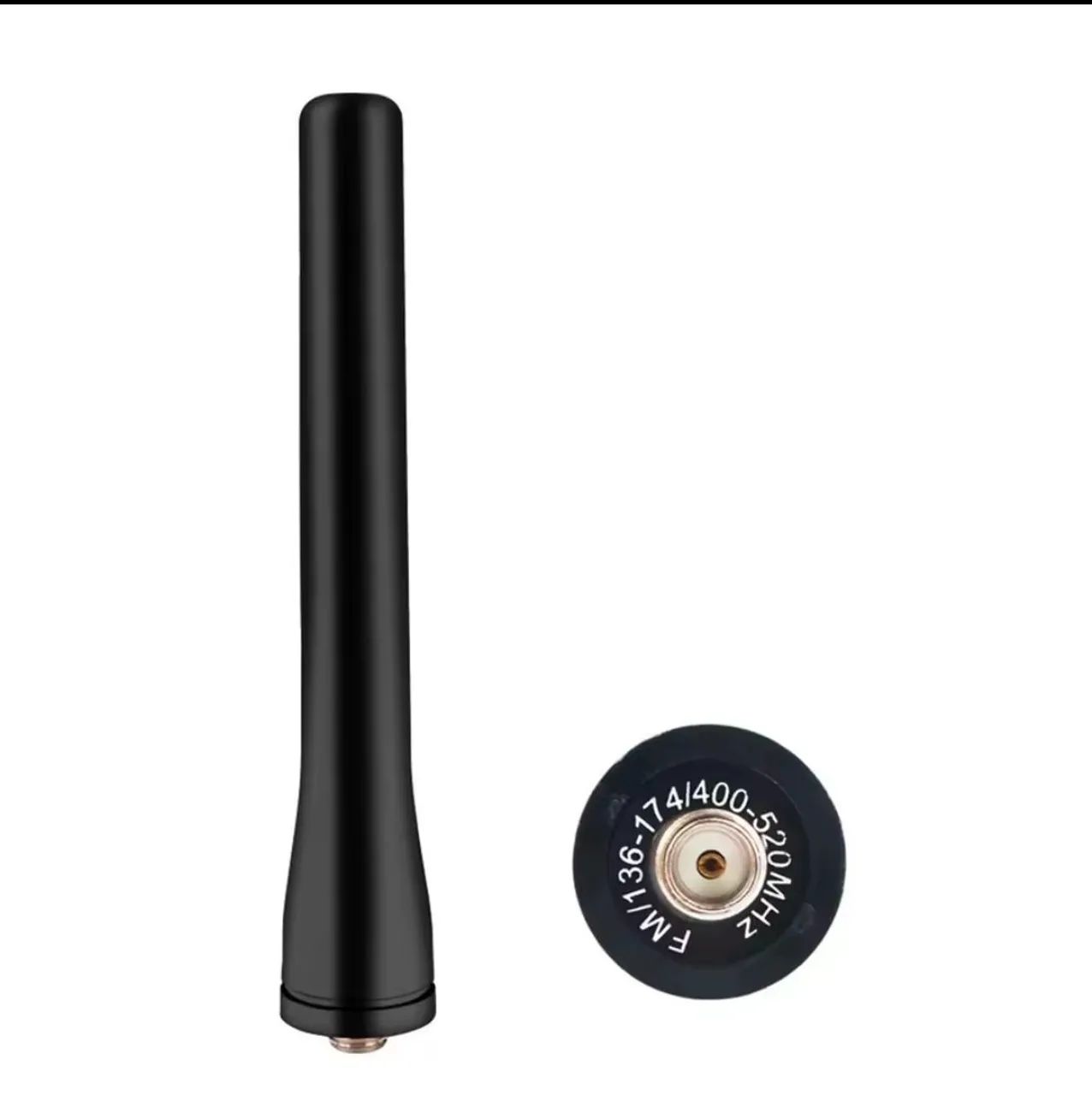 Antena mini para walkie talkie fm/136-174/400-520mhz 2.15db, 90mm, - Foto 2