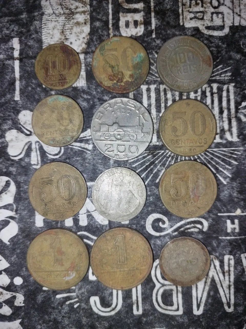 Moedas antigas réis cruzeiros - Foto 3