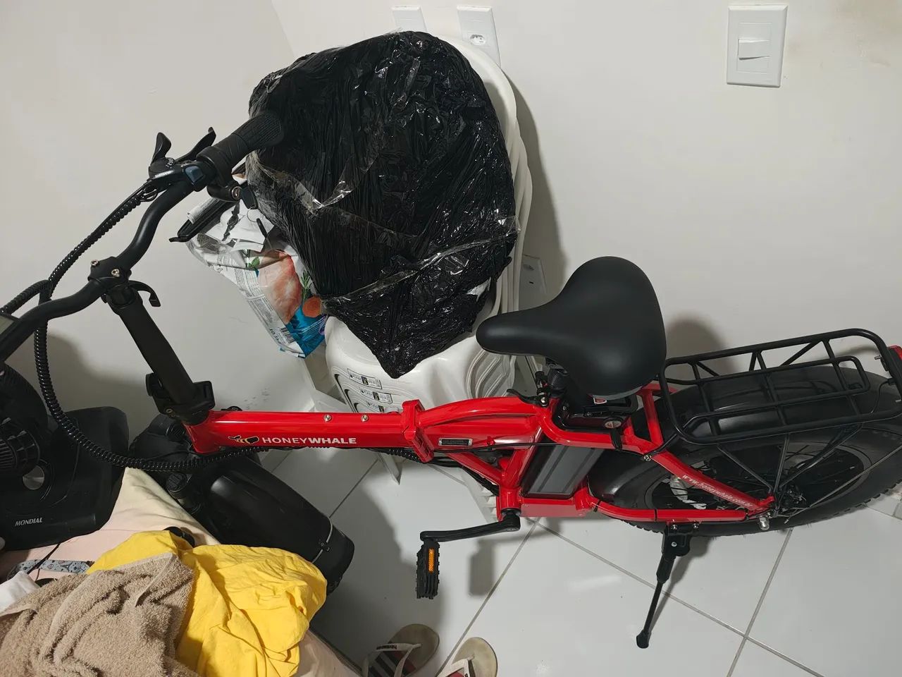 Bicicleta elétrica honeywhale 