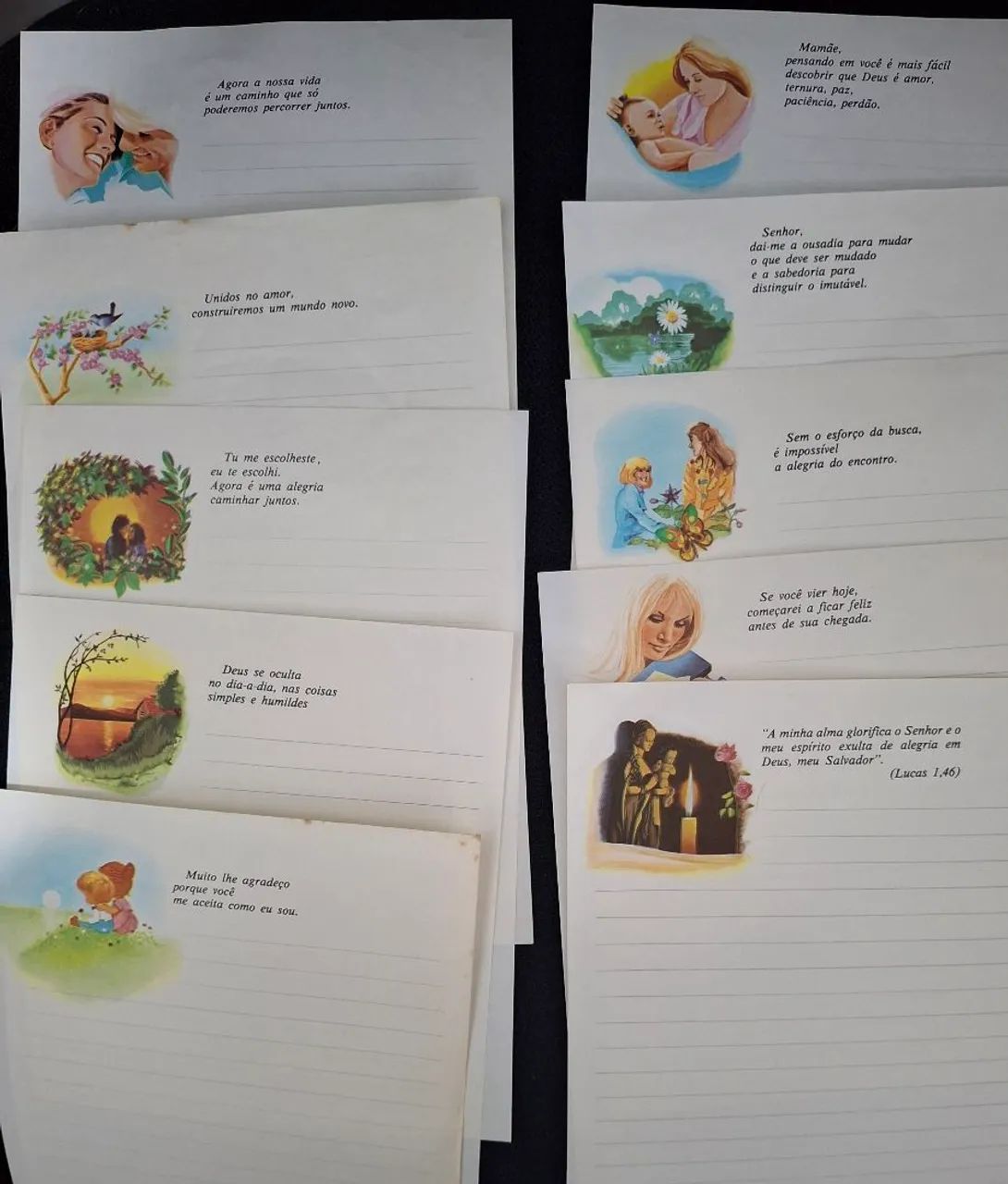 Papel de carta com linhas, anos 80 - Foto 2