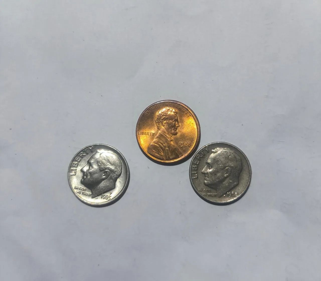 Moedas EUA antigas 