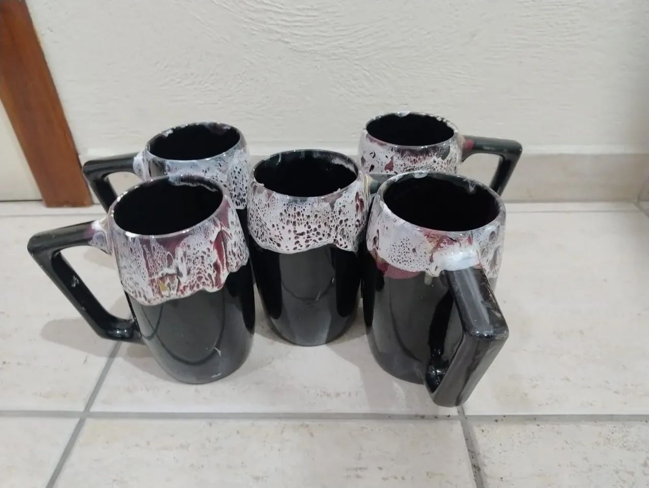 Kit 5 Copos de chopp vintage  - Foto 2