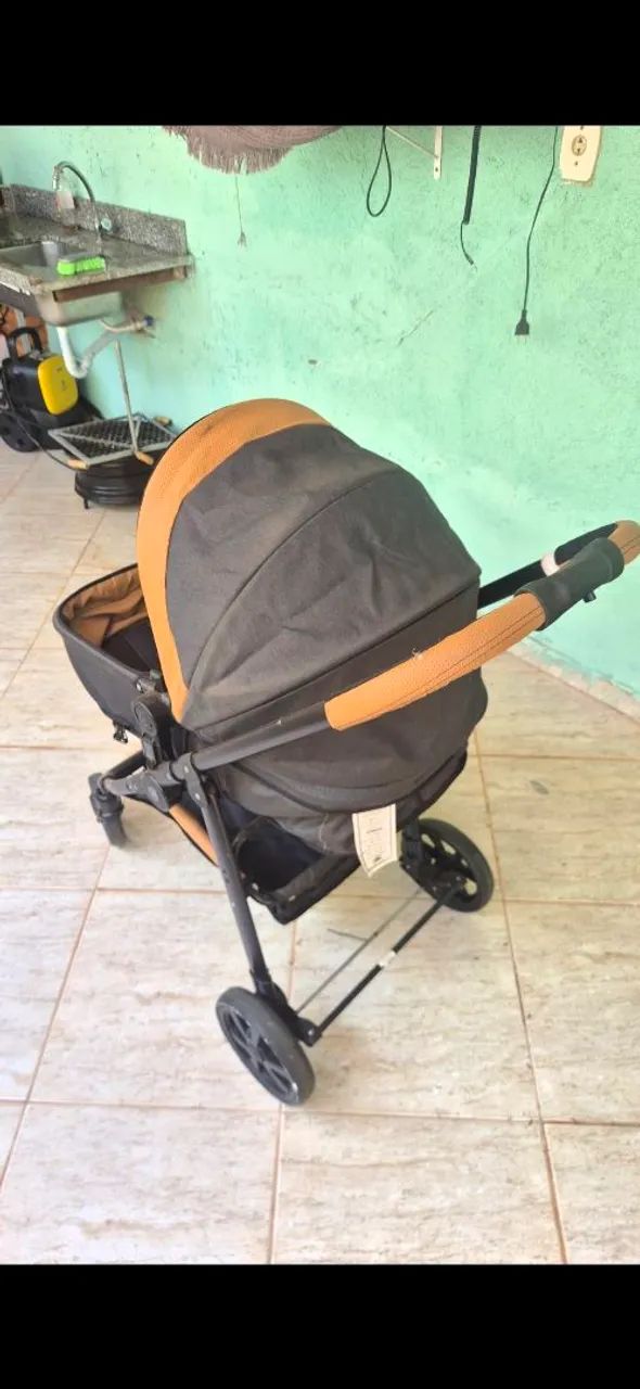 Carrinho com bebe conforto  - Foto 3