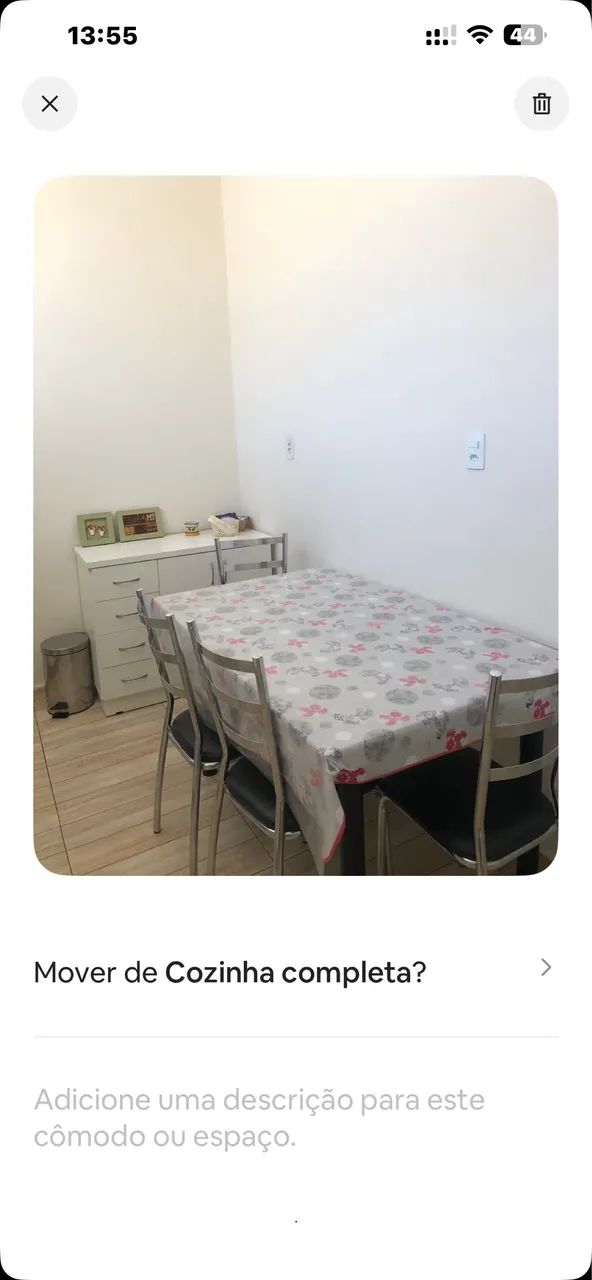 Centro, 2 quartos mobiliado 
