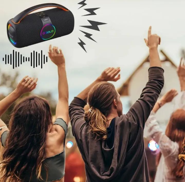 CAIXA DE SOM BLUETOOTH ?GOLD PRO SM-32A - 80W  - Foto 2