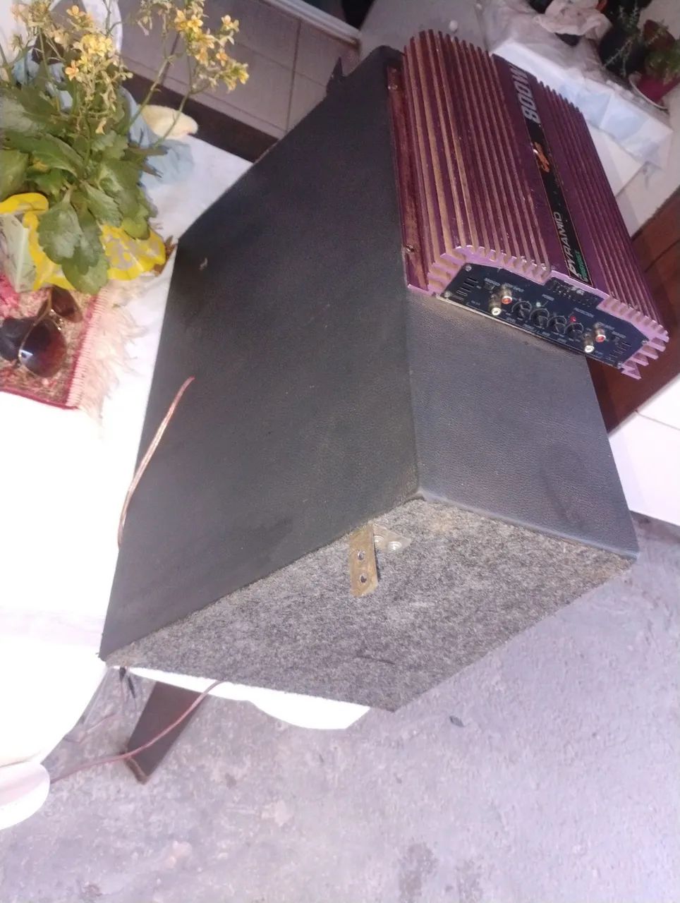 Caixa de grave auto falante 12 com módulo de 800 funcionando perfeitamente  - Foto 2