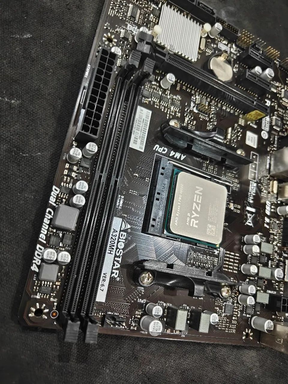 Kit placa mãe Ryzen 5 PRO 4650G - Foto 2