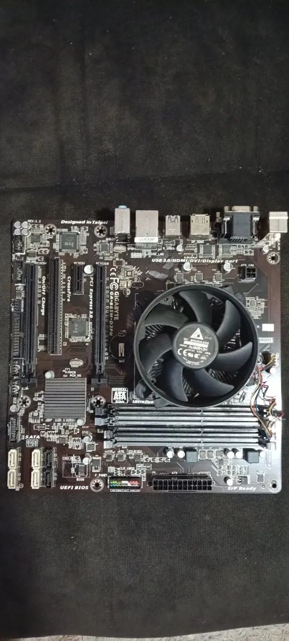 Kit completo 2 placa mãe, memória 8 gb e SSD 240 - Foto 3