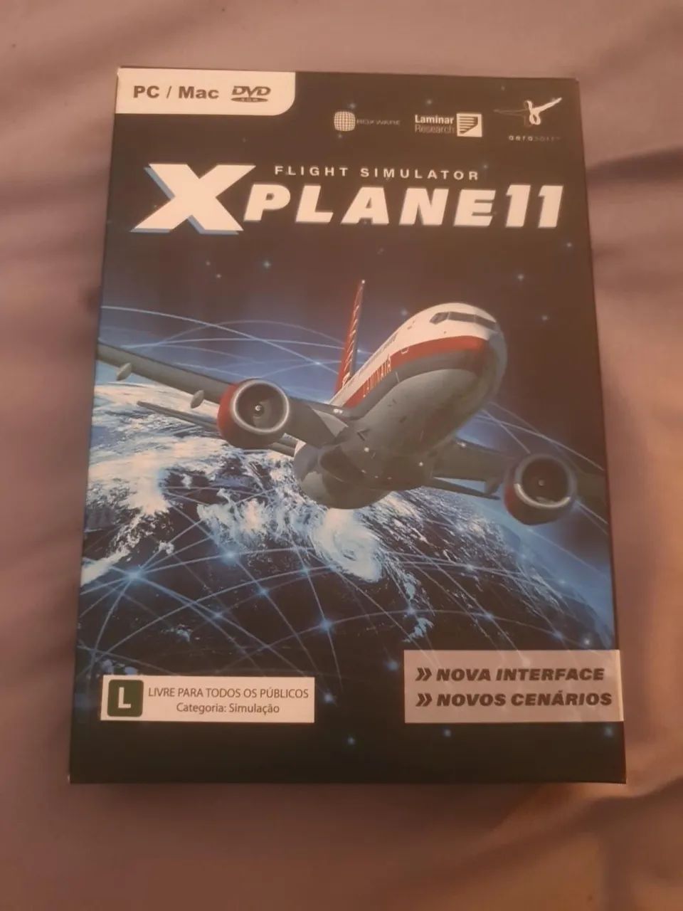Jogo XPlanev11 Flight Simulator Original 8 cds - Foto 2