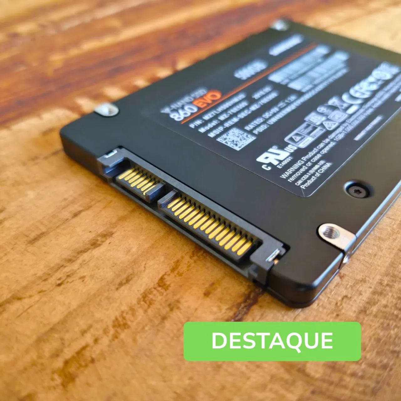 SSD Samsung 860 EVO 500GB SATA III 2.5 Polegadas V NAND para PC e