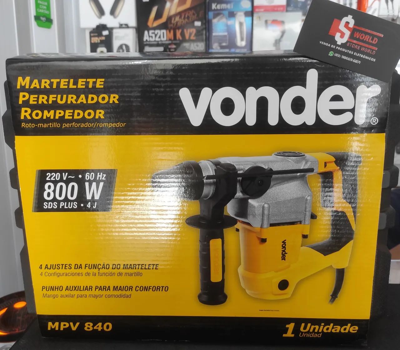 Martelete perfurador rompedor - Store World 