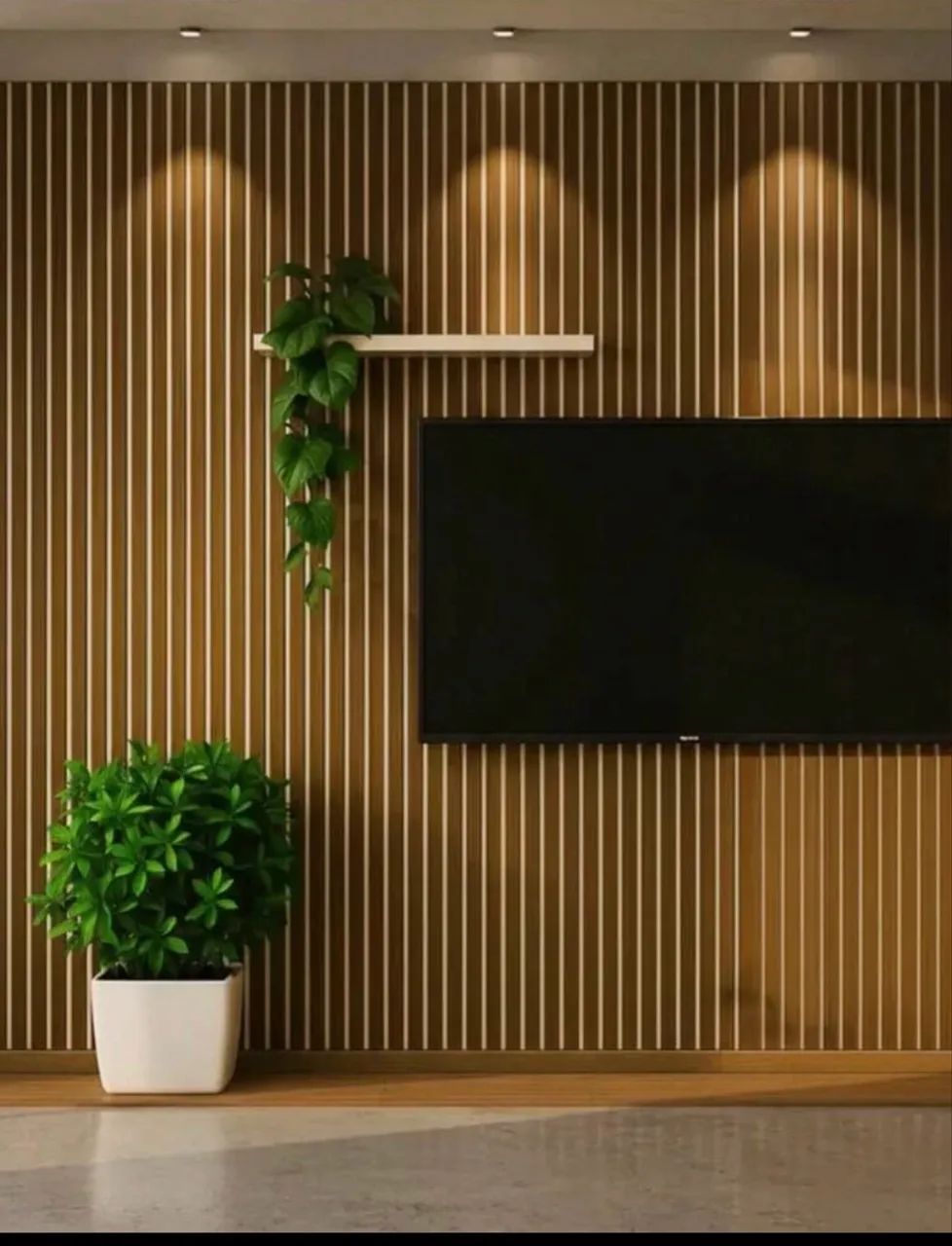 Placa painel ripado