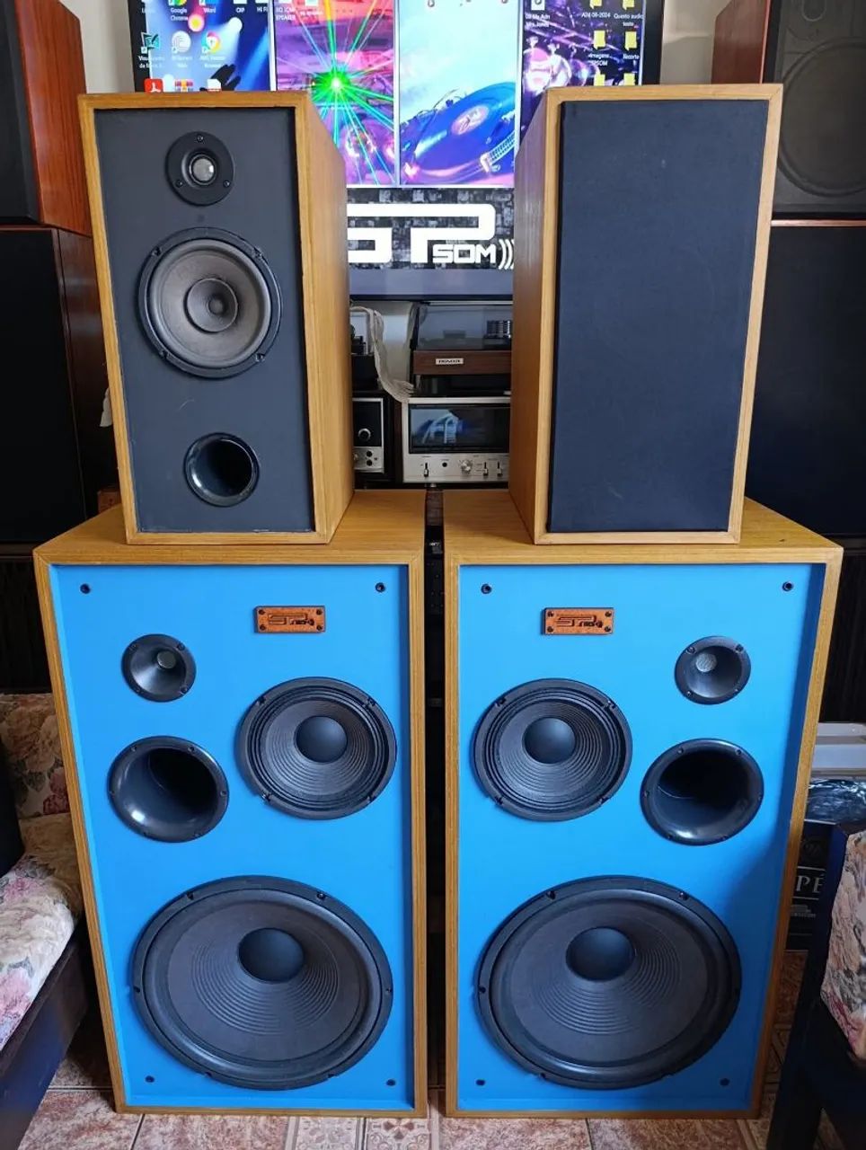 Caixas acústicas artesanais, 10", 12", 15" polegadas, alta definição de áudio! - Foto 4