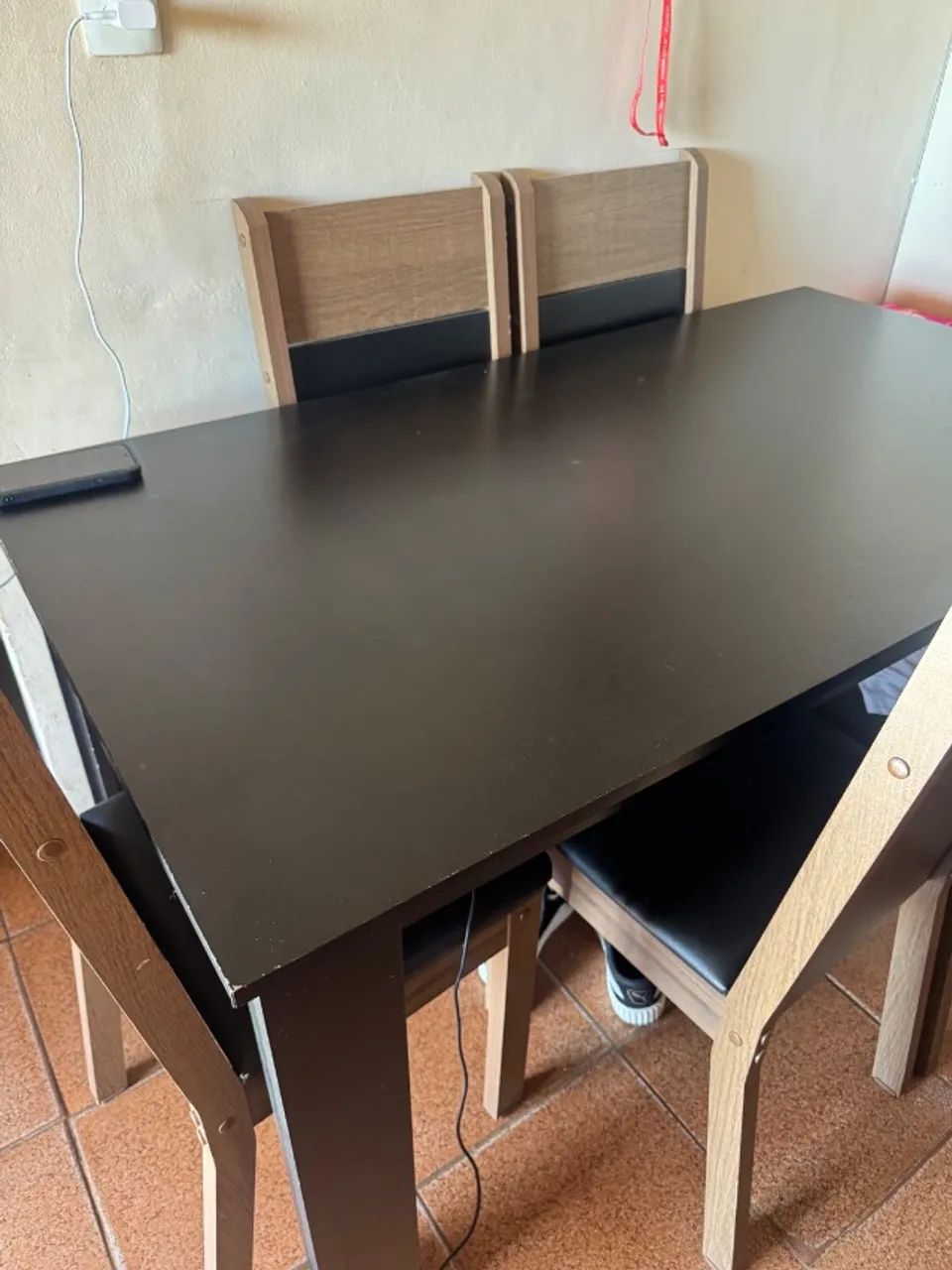 Mesa de janta 6 cadeiras 