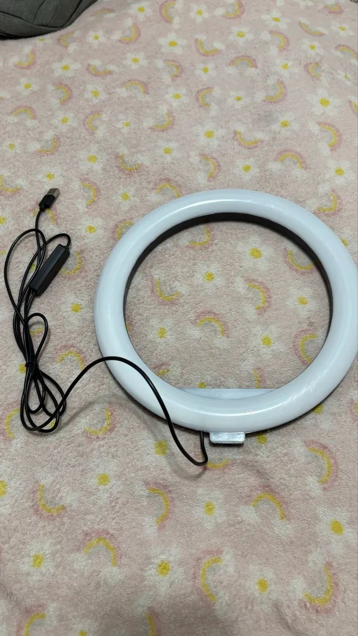 Ring Light com controle de tom/brilho + Tripé regulável +m