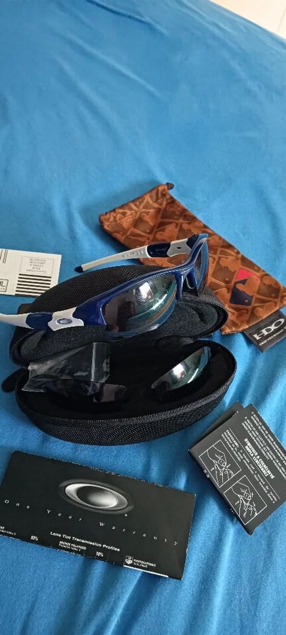 Vendo ÓCULOS OAKLEY FLACK JACK ..NEW YORK  ORIGINAL  - Foto 3