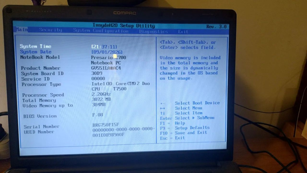 Notebook Compaq Presario C715BR - Foto 2