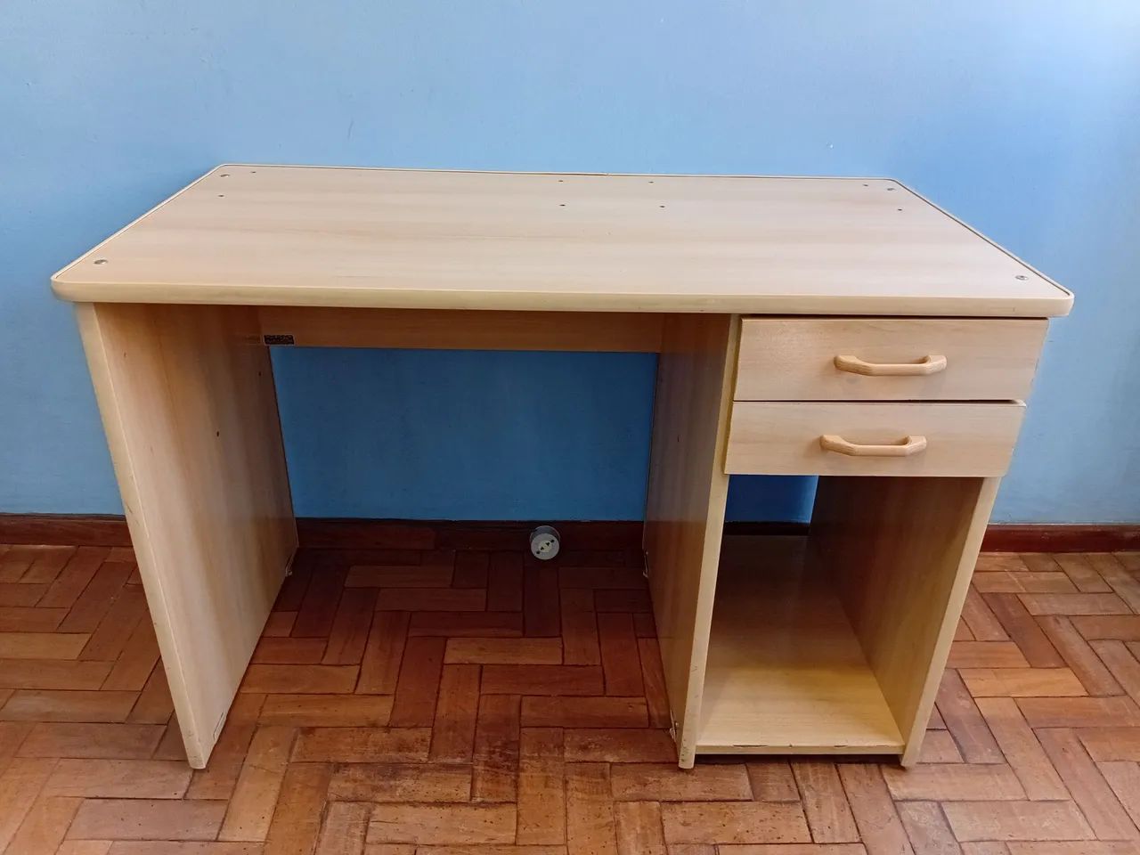 Mesa para escritório com duas gavetas