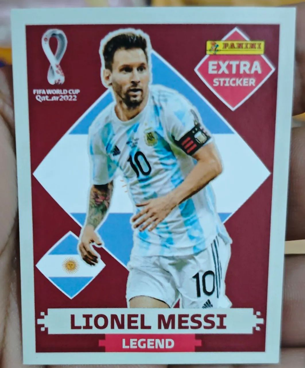 Lionel Messi Legends Dourada, Prata, Bronze, Bordô Copa22 - Foto 4