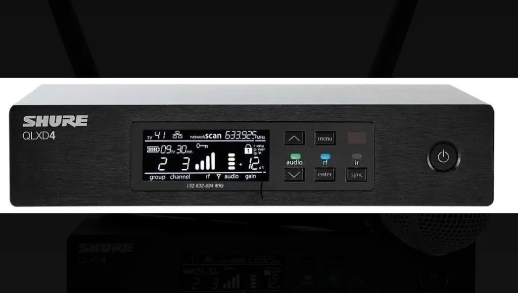 MICROFONE SEM FIO SHURE QLXD34 + BASTÃO BETA 58A - Foto 2