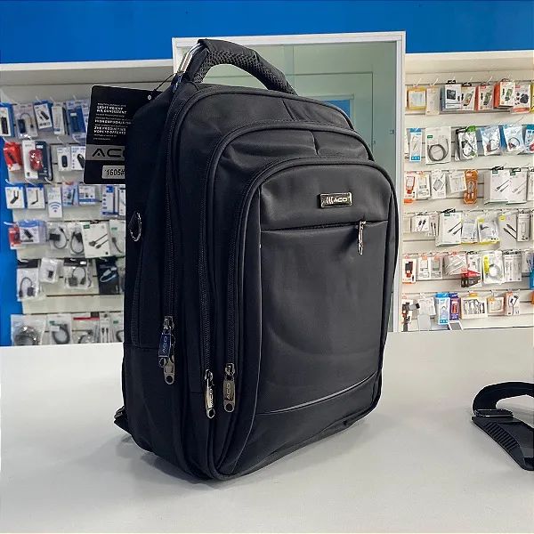 Mochila Para Notebook até 15.6" 2 em 1 Semi Impermeável com Alça e 4 Compartimento - Foto 3