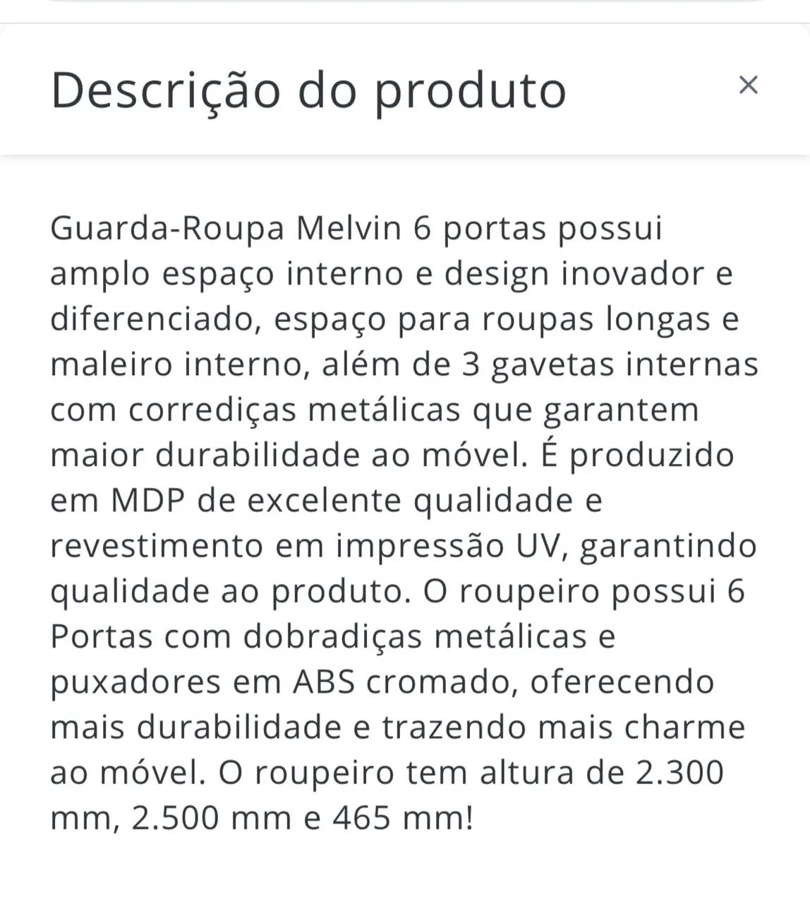 Guarda roupa casal  - Foto 3