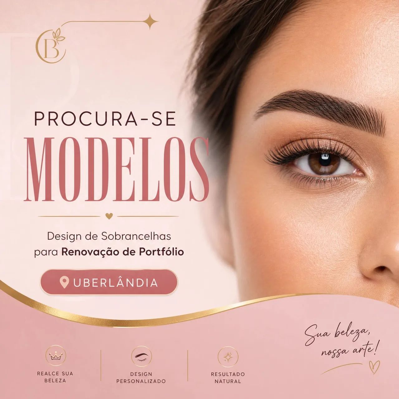 Modelos para Design de Sobrancelhas Renovação de Portfólio