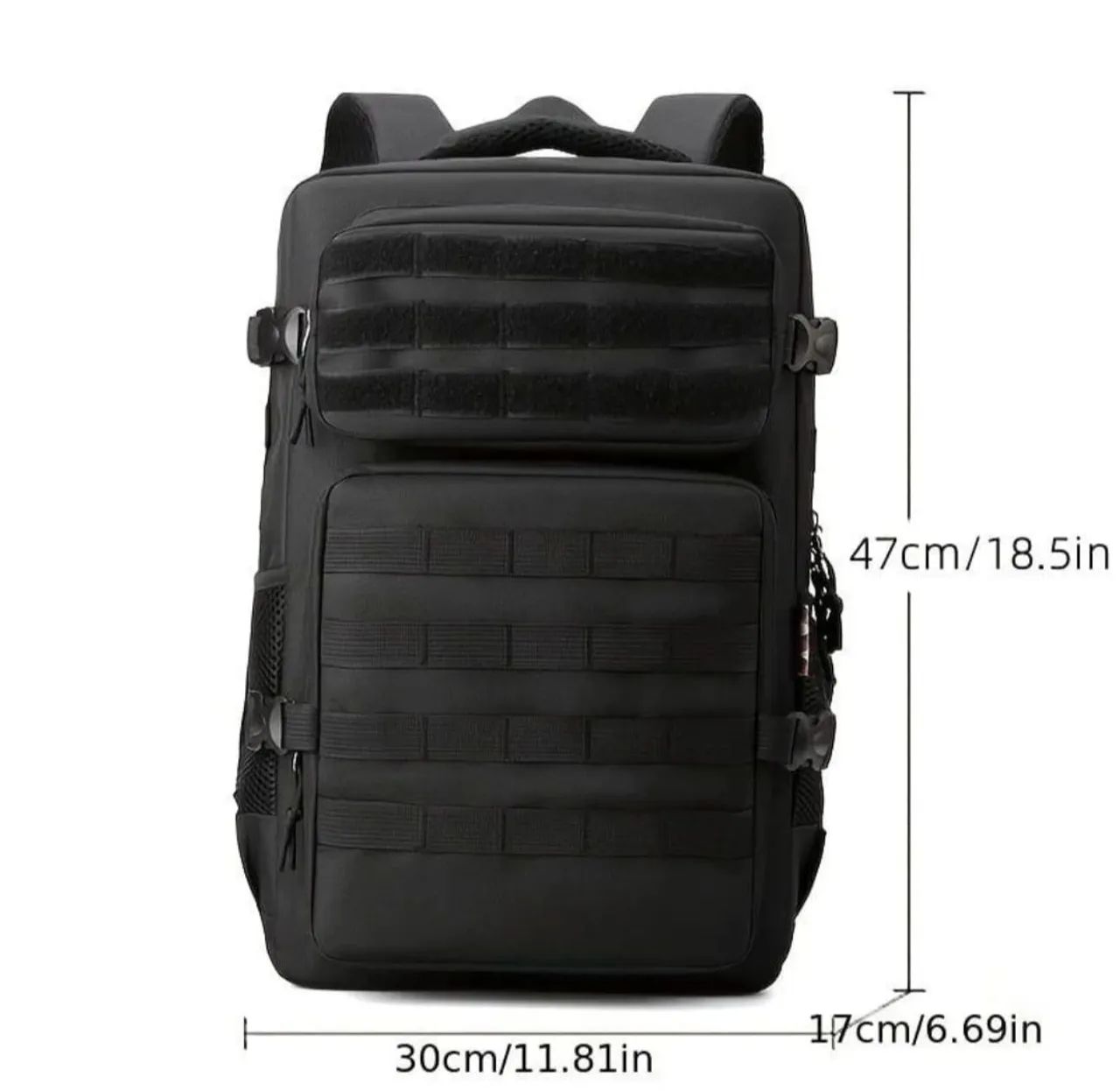Mochila Estilo Tático 40L para Camping e Viagem - Foto 5