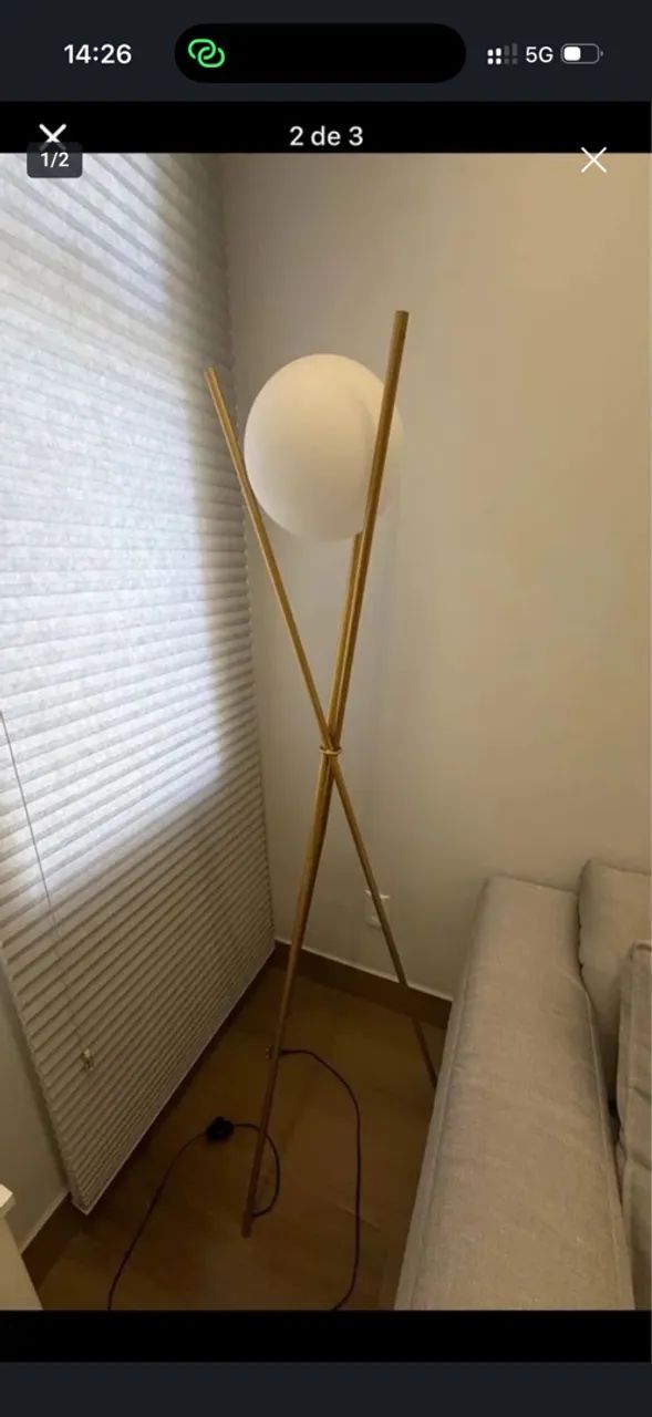 Luminária de piso