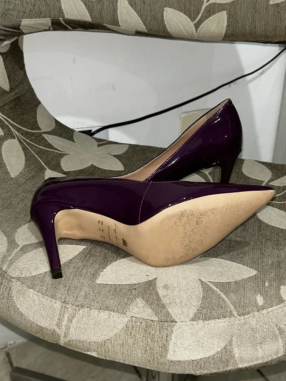 Scarpin roxo Luiza Barcelos  - Foto 2