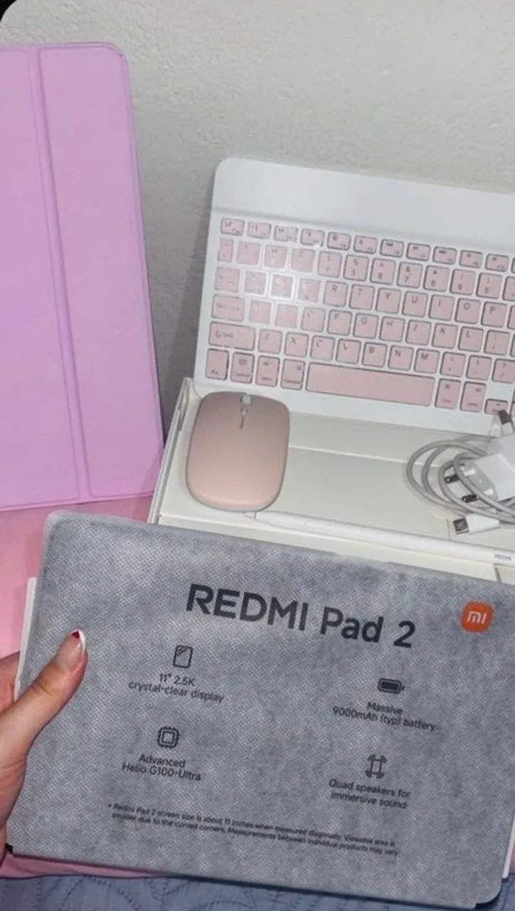 Tablet Redmi Pad 2 256GB com acessórios  - Foto 3