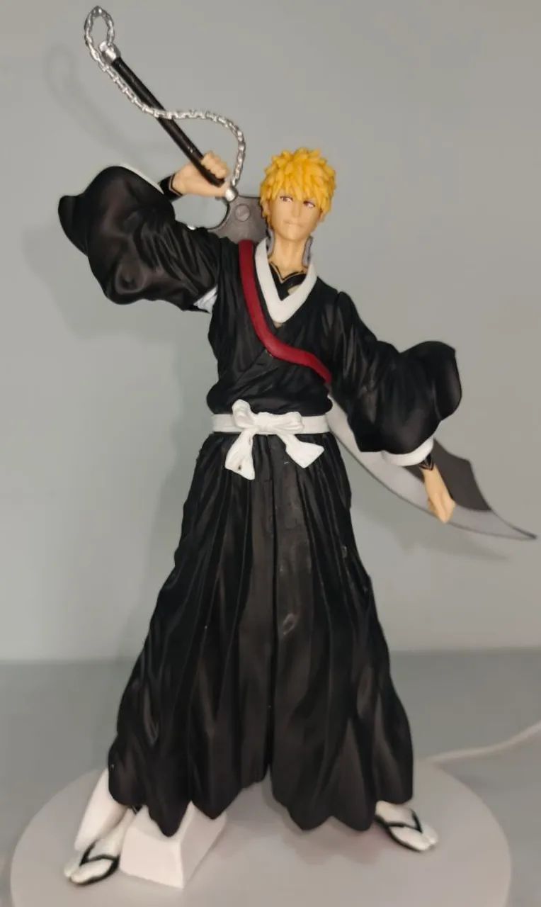 Action figure Ichigo Shikai Bleach linha Solid and Soul