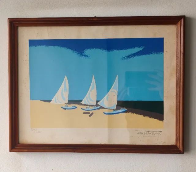 Serigrafia Manezinho Araujo - jangadas