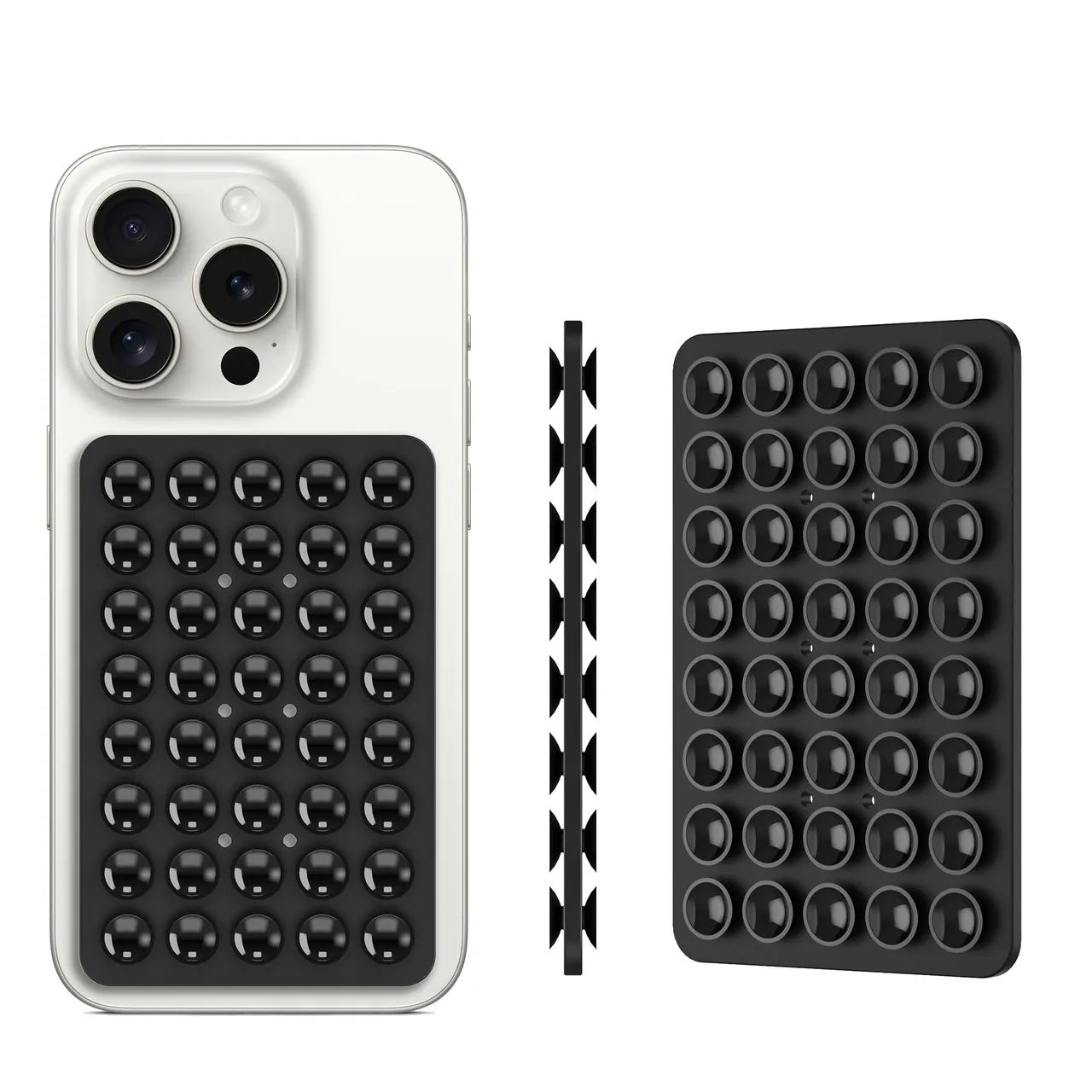 Suporte Multifuncional de Silicone de Sucção para Celular Ventosas iPhone E Android - Foto 2